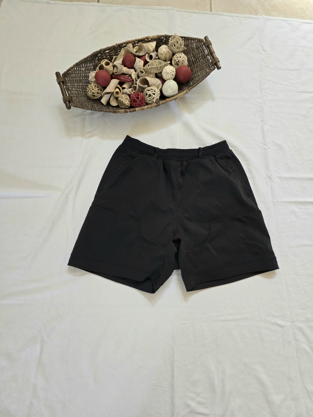 NovaMen Black Athletic Shorts - Lightweight Performance